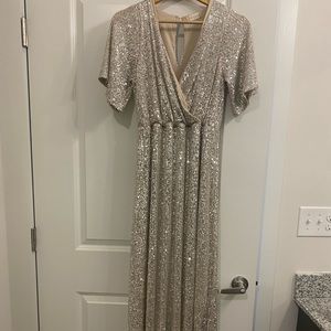 Altar’s State Floor Length Sequin Dress